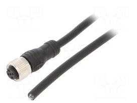 Cable: for sensors/automation | PIN: 5 | M12 female | straight | 6m