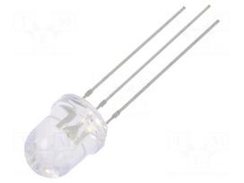 LED | red/blue | 8mm | 30° | Front: convex | 2.1÷2.6/3.1÷3.6VDC | round