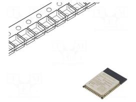 Module: IoT | Bluetooth: BLE | WiFi | PCB | IEEE 802.11b/g/n | SMD