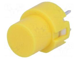 Switch: keypad | Pos: 2 | SPST-NO | 0.01A/35VDC | yellow | none | THT | 1.3N