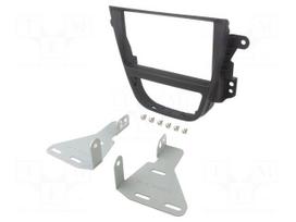 Radio frame | Opel | 2 DIN | jet black