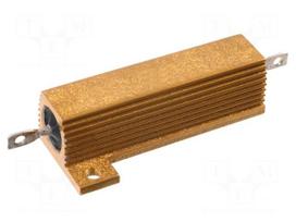 Resistor: wire-wound | 120Ω | with heatsink | screw | 50W | ±5% | 1.25kV