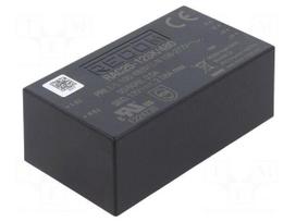 Converter: AC/DC | 25W | Uin: 85÷528VAC,120÷750VDC | Uout: 12VDC | 84%