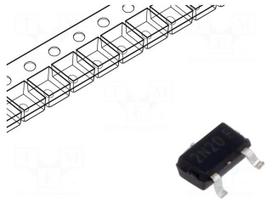 Transistor: N-MOSFET | unipolar | 185V | 1.2A | Idm: 8A | 2W | SOT23-3