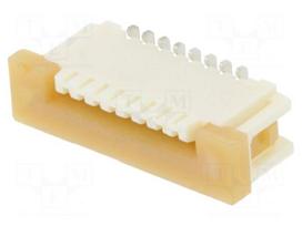 Connector: FFC/FPC | SMT | 125V | 1A | Easy-On | PIN: 8 | Mat: polyamide