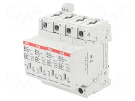 Surge arrester | Type 1+2 | Poles: 4 | In 8/20us: 80kA | -40÷80°C | IP20