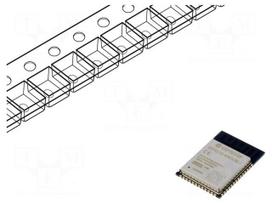 Module: IoT | Bluetooth: BLE | WiFi | PCB | IEEE 802.11b/g/n | SMD