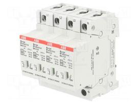Surge arrester | Type 1+2 | Poles: 4 | In 8/20us: 80kA | -40÷80°C | IP20