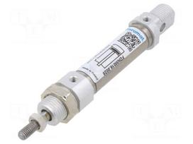 Round cylinder | Piston diam: 16mm | Piston stroke: 25mm | 1÷10bar