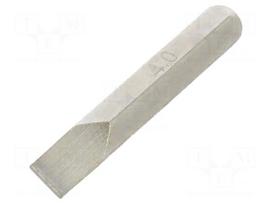 Screwdriver bit | slot | 4x0.8mm | Socket size: 4mm | Kind: precision