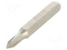 Screwdriver bit | Phillips | PH00 | Socket size: 4mm | Kind: precision