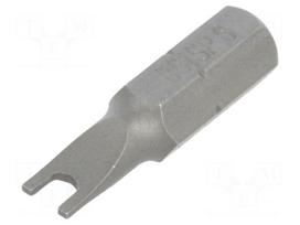 Screwdriver bit | spanner | SP6 | 1/4" | Overall len: 25mm