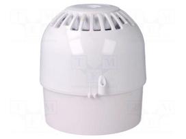 Signaller: sound | siren | 9÷60VDC | 106dB | Sonos | IP65 | white