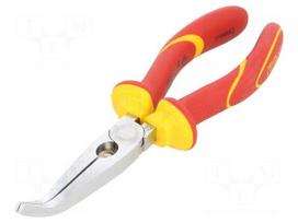 Pliers | insulated,curved,flat | 200mm