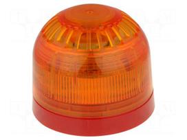 Signaller: lighting-sound | 17÷60VDC | siren,blinking light | LED