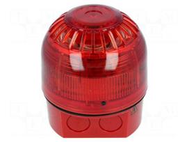 Signaller: lighting-sound | 110/230VAC | siren,blinking light | LED