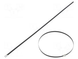 Cable tie | L: 362mm | W: 4.6mm | acid resistant steel AISI 316 | 445N