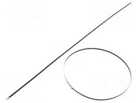 Cable tie | L: 680mm | W: 4.6mm | stainless steel AISI 304 | 450N
