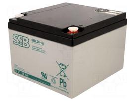 Re-battery: acid-lead | 12V | 28Ah | AGM | maintenance-free