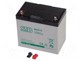 Re-battery: acid-lead | 12V | 55Ah | AGM | maintenance-free