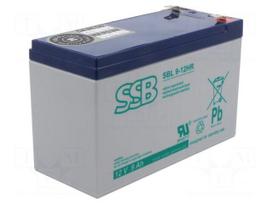 Re-battery: acid-lead | 12V | 9Ah | AGM | maintenance-free