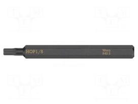 Screwdriver bit | inch,Hex Plus key | HEX 1/8" | Kind: impact