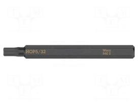 Screwdriver bit | inch,Hex Plus key | HEX 5/32" | Kind: impact