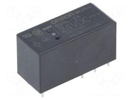 Relay: electromagnetic | Ucoil: 24VDC | DPDT | Icontacts max: 8A | G2RL