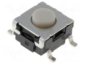 Microswitch TACT | SPST-NO | Pos: 2 | 0.05A/24VDC | SMT | none | 1.57N