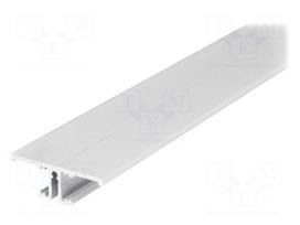 Profiles for LED modules | white | L: 1m | BACK10 | aluminium