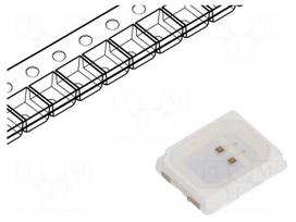 LED | UV | Case (mm): 2835 | 120° | 60mA | P: 20mW | λd: 440nm | 2.8÷3.6VDC
