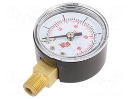 Manometer | 0÷6bar | bottom connection | Thread: G 1/8" external