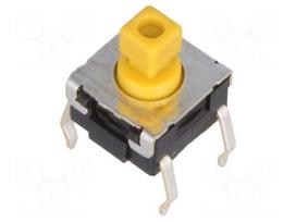 Microswitch TACT | SPST-NO | Pos: 2 | 0.05A/24VDC | THT | none | 2.25N