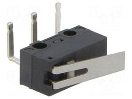 Microswitch SNAP ACTION | 1A/125VAC | 0.1A/30VDC | with lever | SPDT
