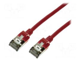 Patch cord | U/FTP | Cat 6a | RJ45 plug,both sides | stranded | Cu | 2m