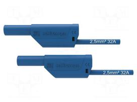 Test lead: single | 32A | banana plug 4mm,both sides | Urated: 1kV