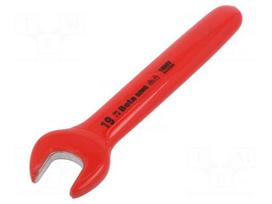 Wrench: flat | insulated,single sided | 19mm