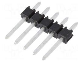 Connector: pin strips | pin header | male | PIN: 5 | THT | C-Grid III