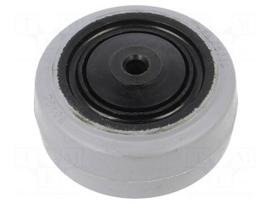Transport wheel | Ø: 80mm | W: 36mm | rubber | Shore hardness: 65 | POGES