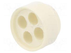 Insert for gland | 9mm | NPT1 1/4",NPT1" | elastomer | Holes no: 4