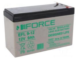 Re-battery: acid-lead | 12V | 9Ah | AGM | maintenance-free | EFL