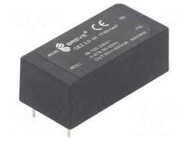 Converter: AC/DC | 3W | Uin: 85÷265VAC,120÷380VDC | Uout: 5VDC | OUT: 1