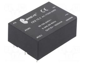 Converter: AC/DC | 15W | Uin: 85÷265VAC,120÷380VDC | Uout: 5VDC | OUT: 1