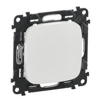 Blanking plate Valena Allure - screw/claw mounting - white