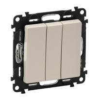 3-GANG 1 WAY SWITCH IVORY VALENA LIFE