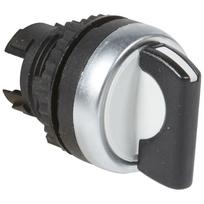Osmoz non illuminated std handle selector switch - 3 stay-put positions - black