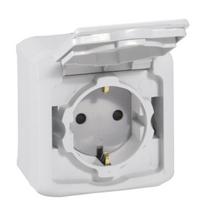 2P+E German standard socket outlet Forix -surface mounting - 16 A -250 V -grey