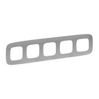 Plate Valena Allure - 5 gang - aluminium