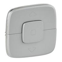 Cover plate Valena Allure - roller blind control - aluminium