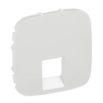 Cover plate Valena Allure - RJ 45/RJ 11 socket - pearl